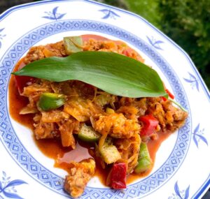 Szegediner Gulasch von der Pute – grüne Tage
