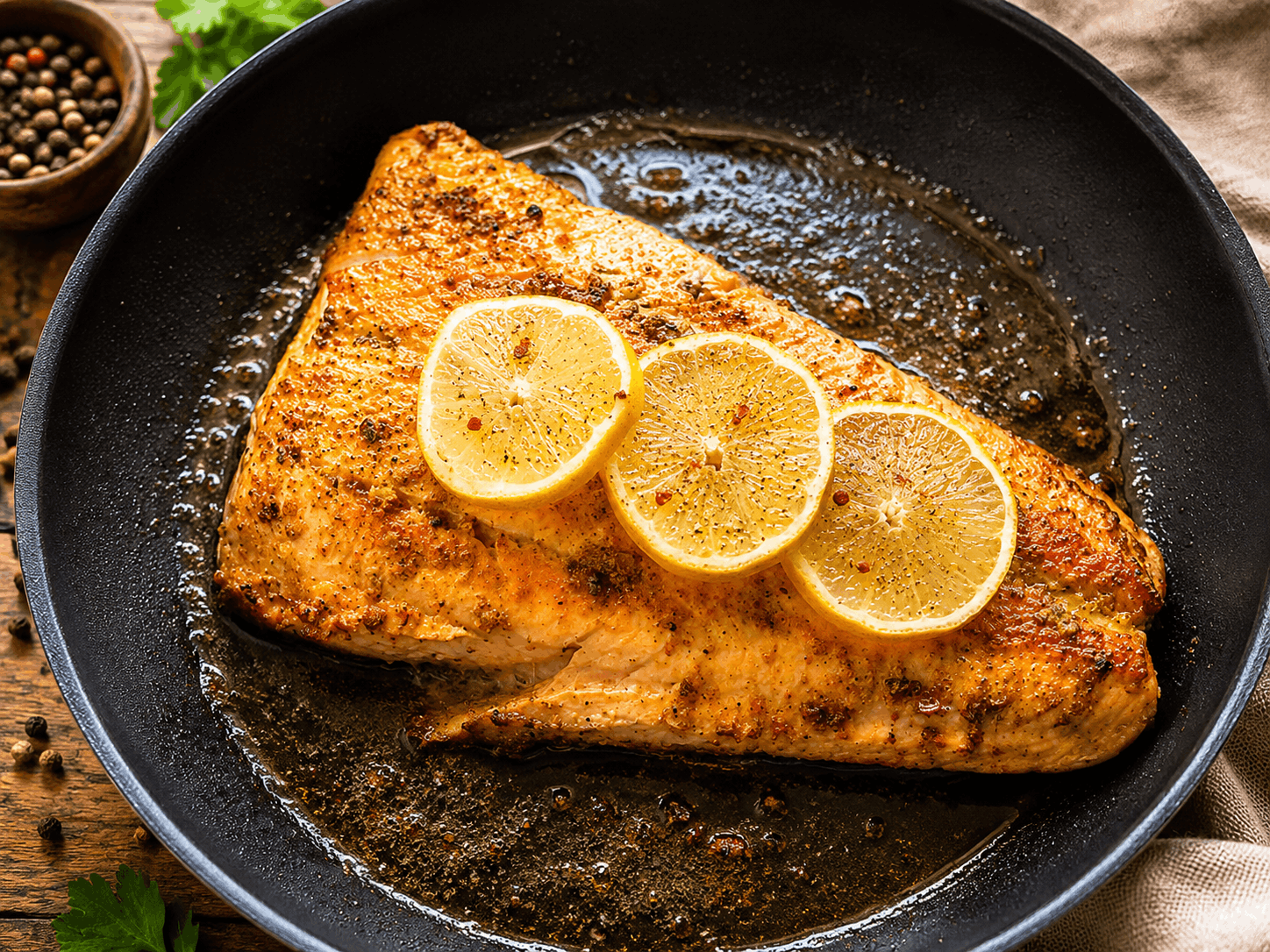 Marinierter Lachs – weißer Tag